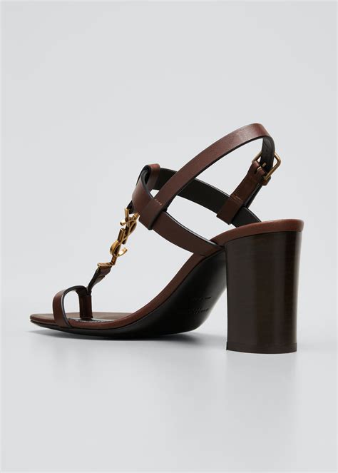 ysl jelly heart sandals|Saint Laurent Cassandra Calfskin YSL Slingback Sandals.